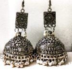 Handmade Silver Oxidised Earrings