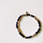 Bapti Black Beads Anklet