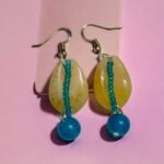 Handmade Jewellery Cowrie shell Earrings