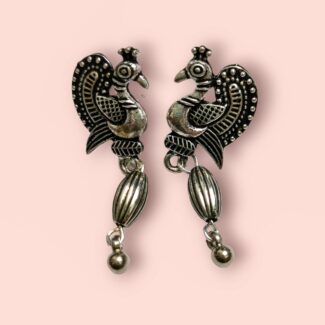 Handmade Silver Oxidised Earrings