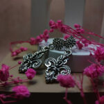 Contemporary Oxidised Earrings