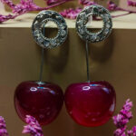 Cherry Red Earrings