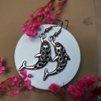 Handmade Oxidised Minimal Earrings