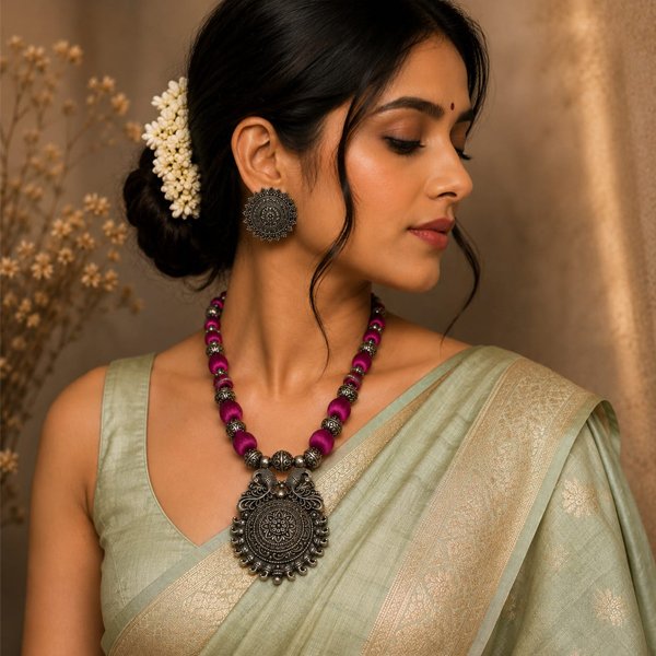 Mayuri-Antique-Necklace-Set