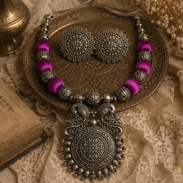 Mayuri-Antique-Necklace-Set
