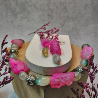 Handmade Semi Precious Necklace Set