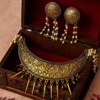 Oxidised Handmade Necklace Set