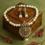 Handmade Oxidised Pearl Set