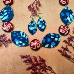 Handmade Batik Necklace Set
