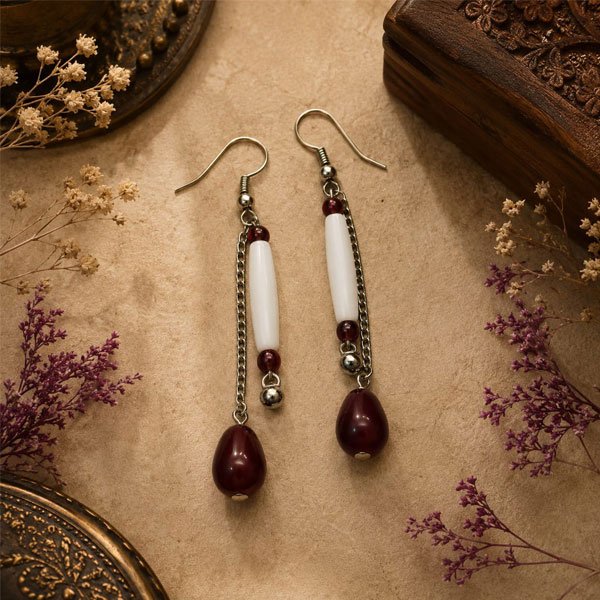 Classic-Maroon-Ivory-Necklace-Set-2