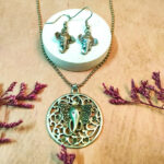 Minimal silver oxidised handmade necklace with a simple, lightweight, and elegant design.