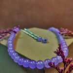Lavender Handmade Beaded Necklace