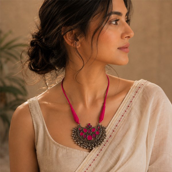 Magenta-Bloom-Pendant