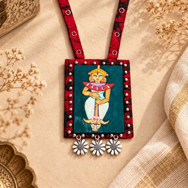 Hand-Painted-Durga-Necklace1