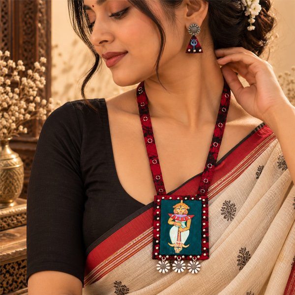 Hand-Painted-Durga-Necklace3